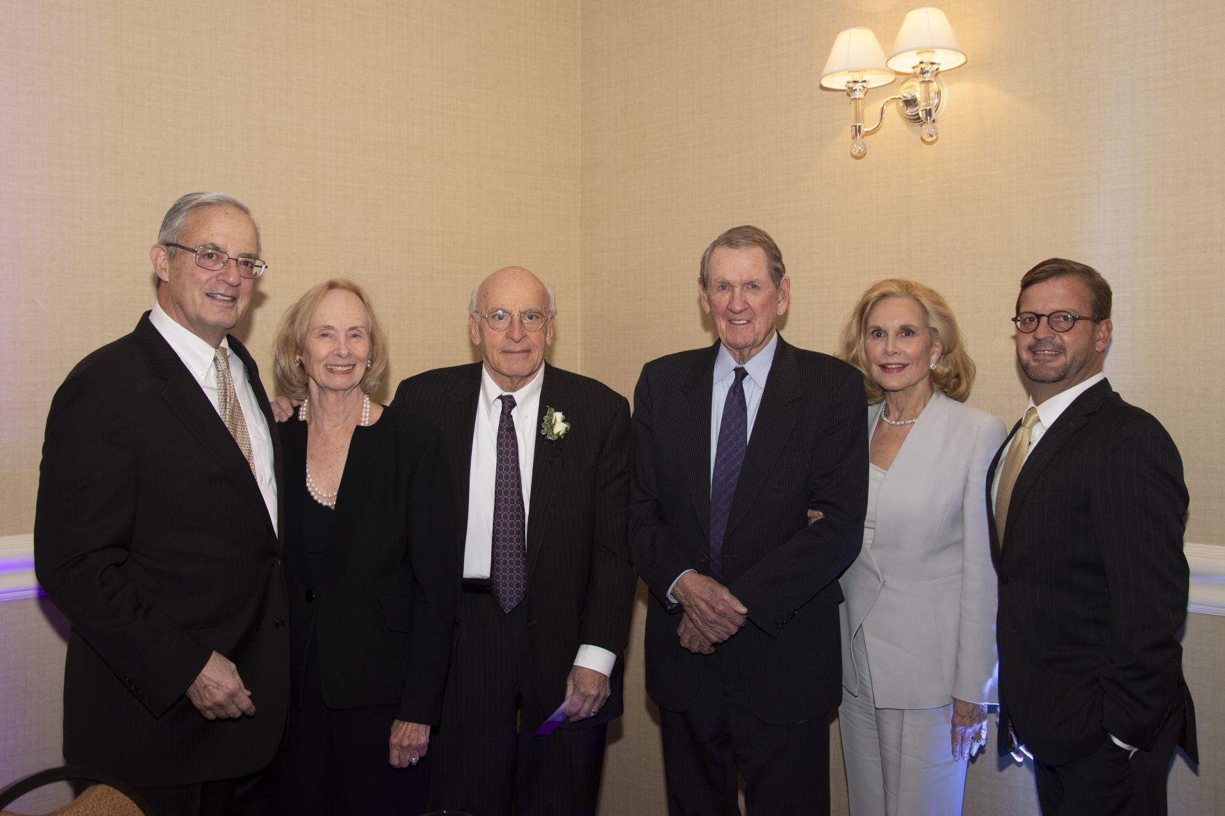 Robert Fort, Ellen Wallace, Dr Bill Peck, John Wallace, Pat Peck, Garth Fort